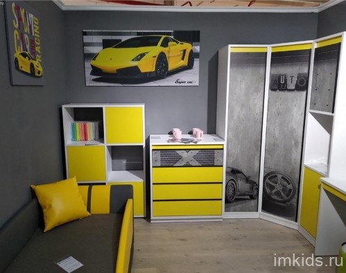 "Колледж" шкаф угловой Ш3