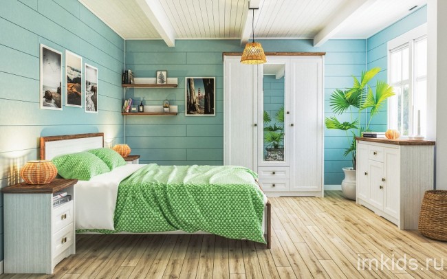 Тумба Тиволи МН-035-03 (белый, дуб стирлинг белый  1390x380x940)