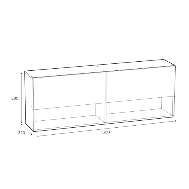 Полка Вирола ПЛ01-1600