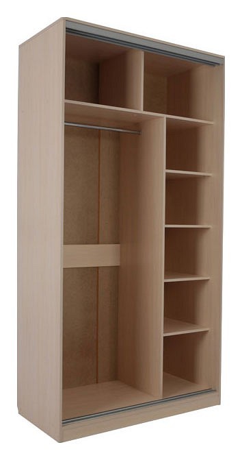 Шкаф-купе Рио 2-600 (дуб млечный крем  1200х604х2305)