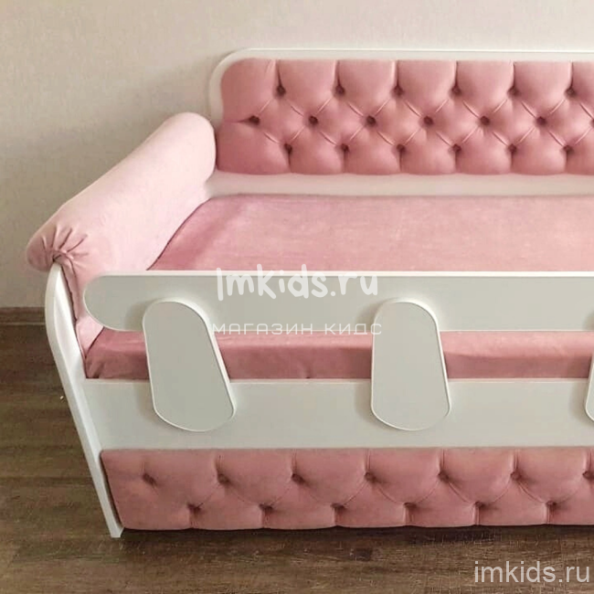Детская кровать тахта "Розовый нежный" 