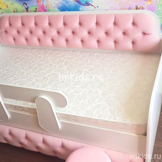 Детская кровать тахта "Розовый нежный" 