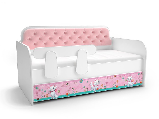 Детская кровать тахта "Розовый нежный" 