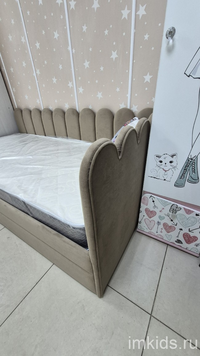 Кровать угловая Элис 190х90 с подъемным механизмом