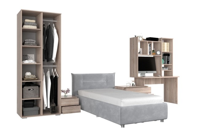 Гарнитур для детской Лайк К55 (дуб мария дуб мария, индиго капучино )