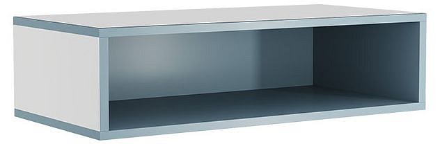 Полка Лайк 48 (белый, индиго   670x370x160)