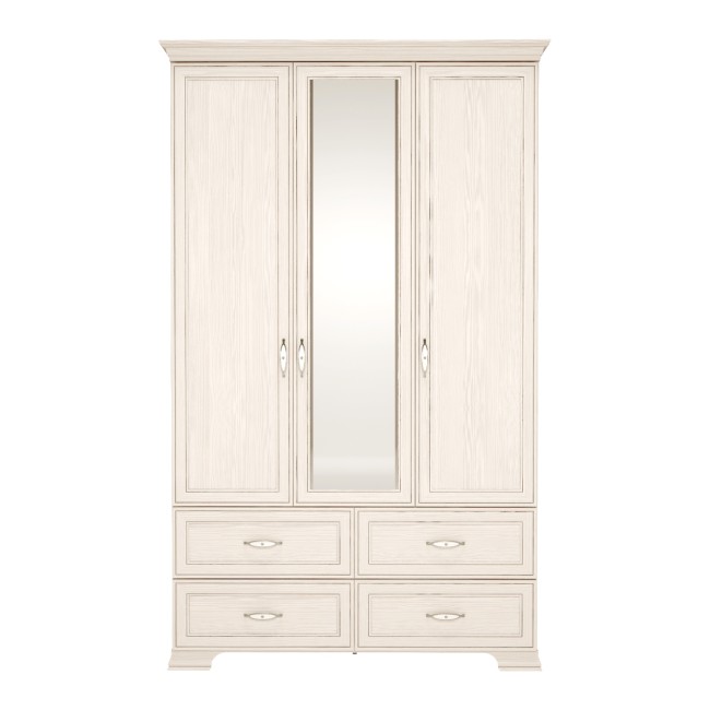 Шкаф для одежды 3-х дверный с зеркалом Венеция 01