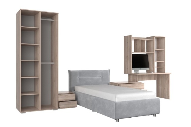 Гарнитур для детской Лайк К55 (дуб мария дуб мария, какао капучино )