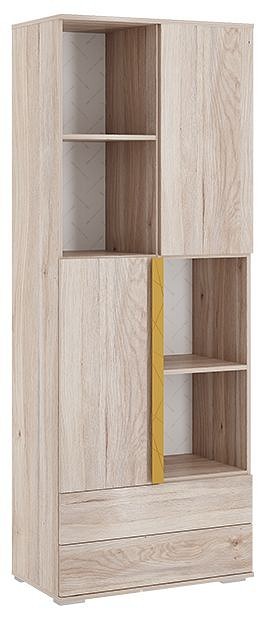 Шкаф комбинированный Лайк 14.01 (дуб мария горчица, дуб мария  700x420x1760)