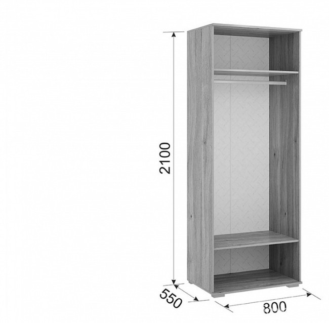 Гарнитур для спальни Лайк КС111 (дуб мария дуб мария, какао капучино )