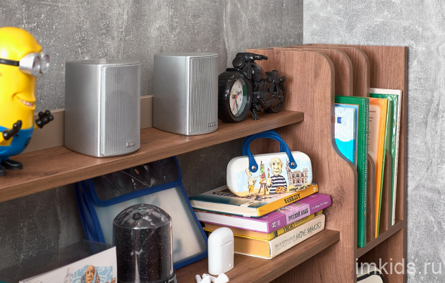 Стеллаж-надстройка Nature 85, дуб табачный