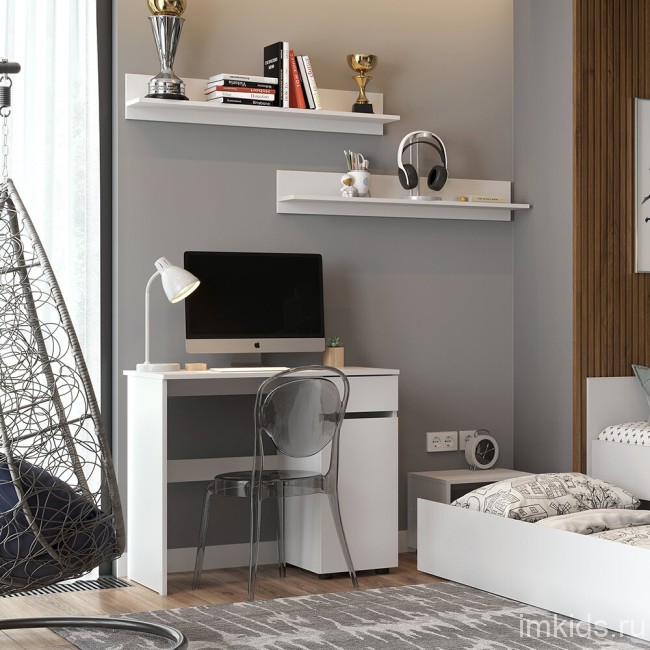 Стол письменный Токио, белый