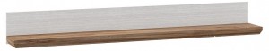 Полка навесная Тиволи МН-035-15 (белый, дуб стирлинг   1380x180x160)