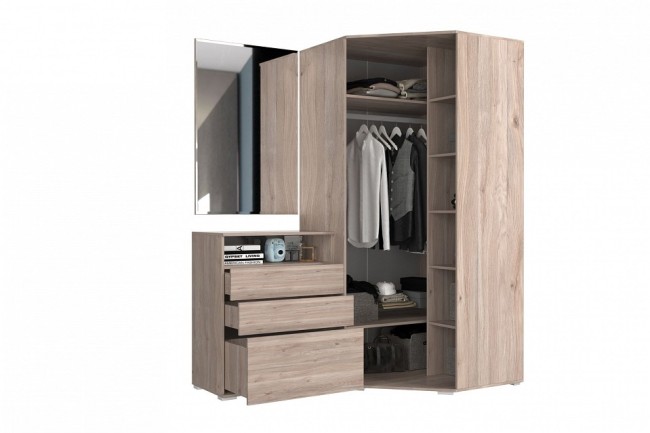 Гарнитур для прихожей Лайк КП8 (дуб мария горчица, дуб мария  )