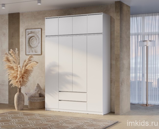 Тумба под телевизор Симпл ТБ-19, белый