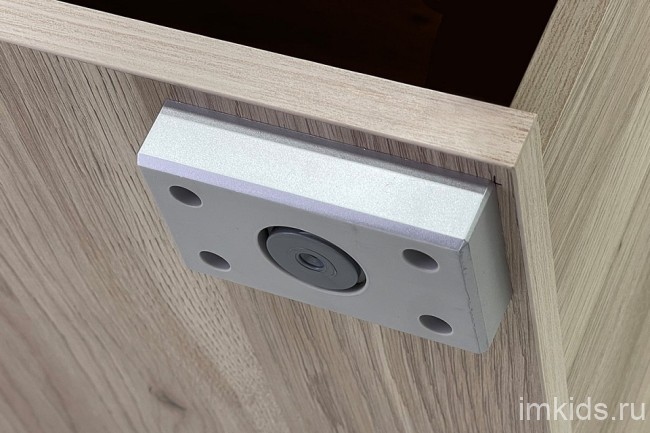 Шкаф комбинированный Лайк 14.01 (дуб мария дуб мария, фуксия  700x420x1760)