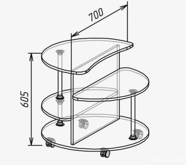 Столик журнальный Соренто