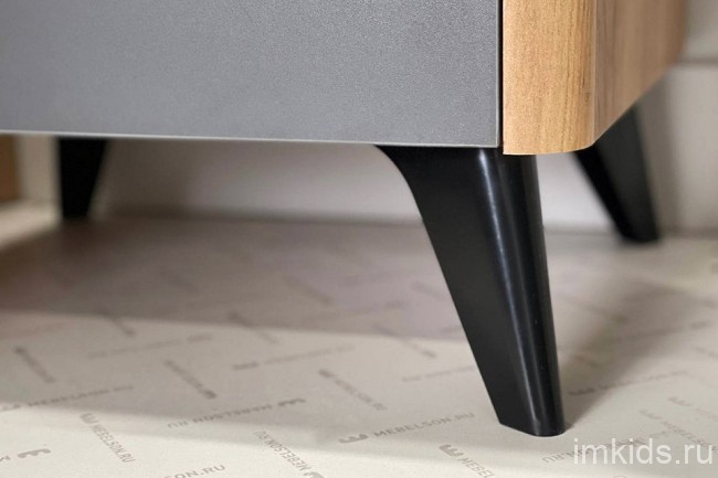 Тумбочка Адам (дуб крафт золотой графит  464x401x450)