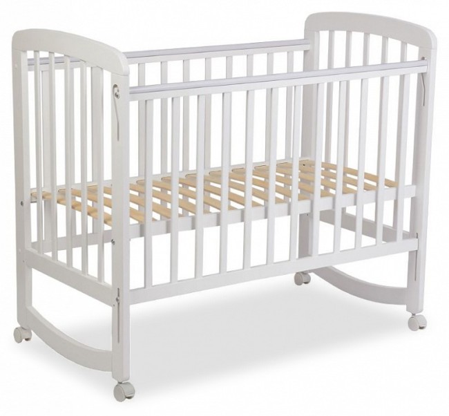 Кроватка Polini Kids Simple 304 (белый   1248x670x1073)