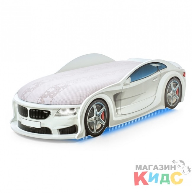 Кровать-машина Futuka Kids UNO с подъемным матрасом