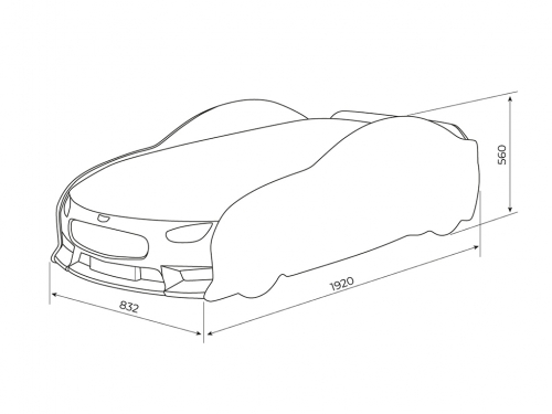Кровать-машина Futuka Kids UNO+ с подъемным матрасом Кровать-машина Futuka Kids UNO+ с подъемным матрасом