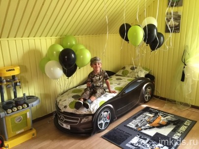 Кровать-машина Futuka Kids UNO с подъемным матрасом