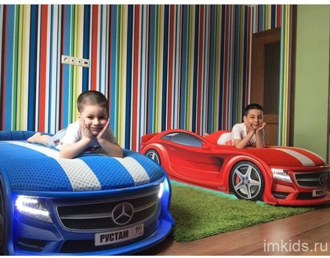 Кровать-машина Futuka Kids UNO с подъемным матрасом