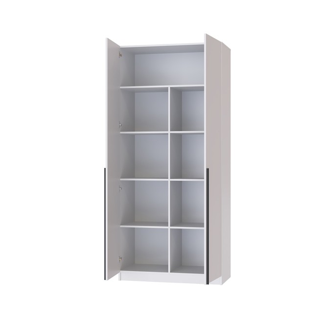 Шкаф распашной с полками Феникс, кашемир