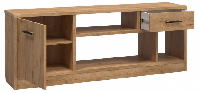 Тумба под ТВ Виктория ВИ-01К (дуб крафт золотой дуб крафт золотой  1600x350x600)