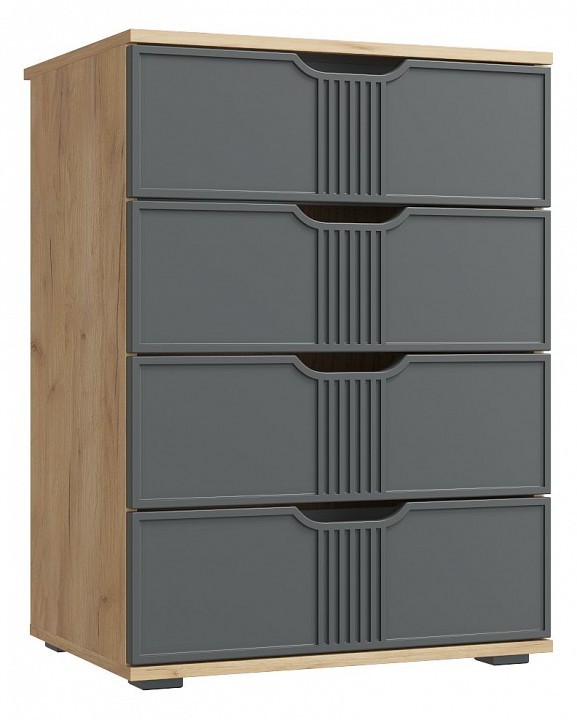 Комод Эмилия ЭЛ-19 (дуб крафт золотой графит  600х820х450)