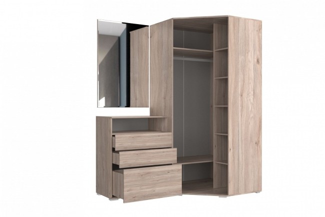 Гарнитур для прихожей Лайк КП8 (дуб мария дуб мария, изумруд  )