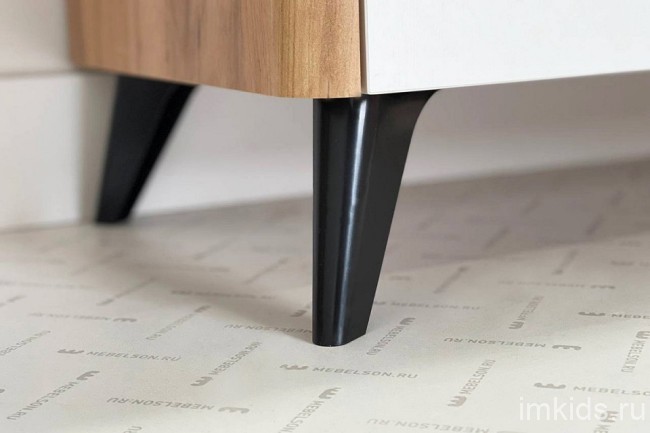 Комод Адам (дуб крафт золотой белое дерево  800x420x736)