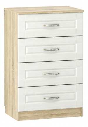 Комод Оливия НМ 040.38 (дуб сонома белый  602x420x928)