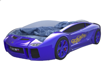 Кровать-машинка "Ламба Next" (под матрас 160х80)