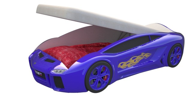 Кровать-машинка "Ламба Next" (под матрас 160х80)