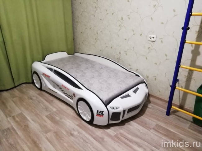 Кровать-машинка "Ламба Next" (под матрас 160х80)