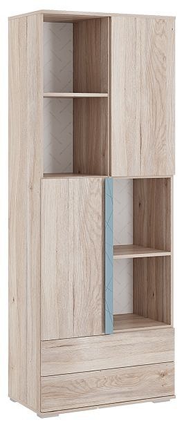 Шкаф комбинированный Лайк 14.01 (дуб мария дуб мария, индиго  700x420x1760)