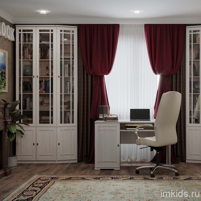 Стол письменный Sherlock 115, ясень анкор светлый