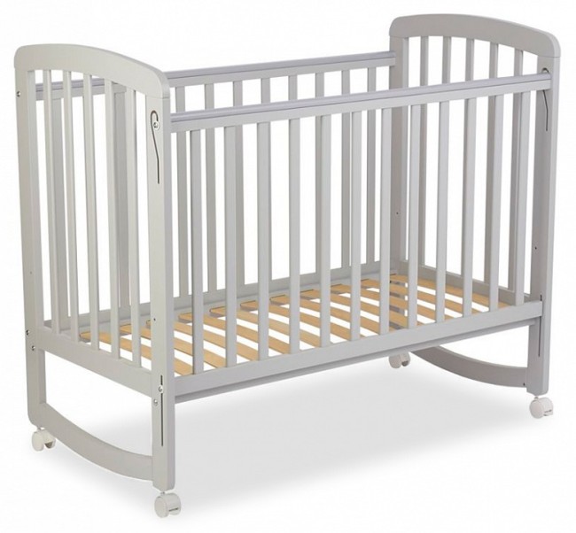 Кроватка Polini Kids Simple 304 (серый   1248x670x1073)
