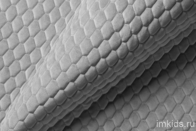 Детская кровать тахта "Медальон", серый