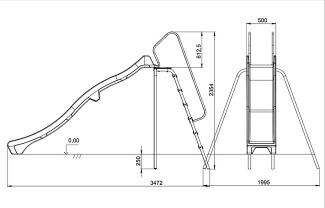 VERESK Детская горка "МС"