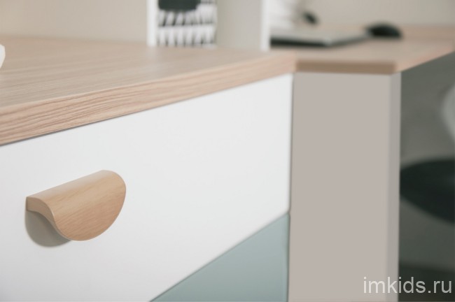 Комплект мебели серии "Гретта" серо-зеленый