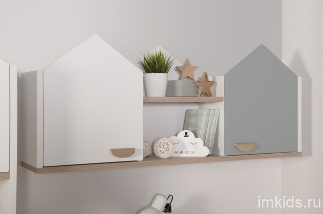 Комплект мебели серии "Гретта" серо-зеленый