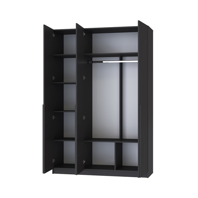 Шкаф трехстворчатый Феникс, графит Шкаф трехстворчатый Феникс, графит