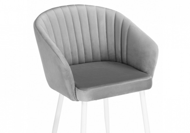 Кресло Корсо (белый  светло-серый california 900 640x640x780)