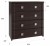Комод Изабель ИЗ-50К (орех темный орех темный  800x450x866)