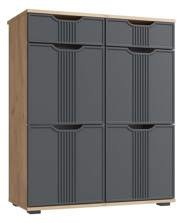 Комод Эмилия ЭЛ-20 (дуб крафт золотой графит  803х980х400)