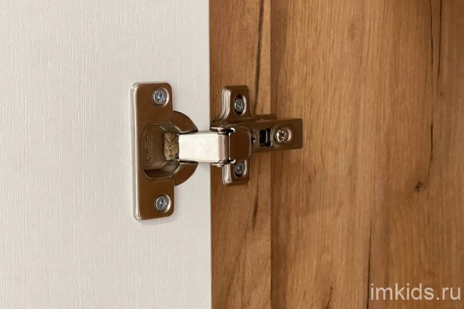 Шкаф платяной Адам (дуб крафт золотой белое дерево  864x500x2170)