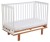 Кроватка Polini Kids Simple 340 (белый, бук   1244x644x960)