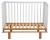 Кроватка Polini Kids Simple 340 (белый, бук   1244x644x960)